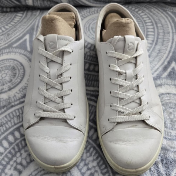 Ecco Shoes - ecco Soft 7 women's white leather sneaker size 9 (40)